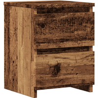 vidaXL Bedside Cabinet Old Wood 30x30x40 cm Engineered Wood
