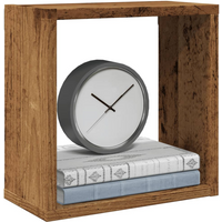 vidaXL Wall Cube Shelves 4 pcs Old Wood 30x15x30 cm Engineered Wood