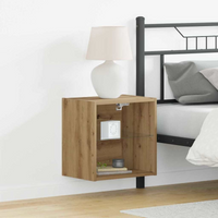 vidaXL Floating Shelf Brown 40 x 28.5 x 40 cm Engineered wood