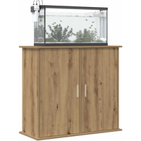 vidaXL Aquarium Stand Artisan Oak 81x36x73 cm Engineered Wood