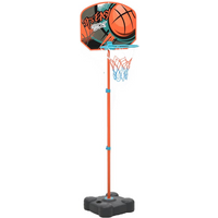vidaXL Portable Basketball Play Set Adjustable 109-141 cm