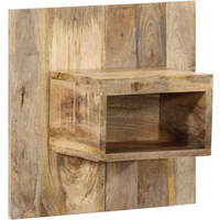 vidaXL Bedside Cabinet 50x27x50 cm Solid Rough Wood Mango
