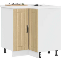 vidaXL Kitchen Corner Base Cabinet Lucca Sonoma Oak Engineered Wood
