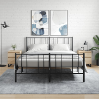 vidaXL Bedside Cabinets 2 pcs Sonoma Oak 40x35x50 cm Engineered Wood