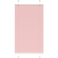 vidaXL Pleated Blind Pink 70x100 cm Fabric Width 69.4 cm Polyester