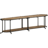 vidaXL TV Cabinet 160x42x40 cm Solid Wood Rough Mango