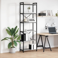 vidaXL Bookcase Grey sonoma 60 x 30 x 188 cm Engineered wood