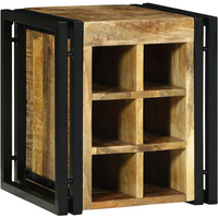 vidaXL Wine Rack Brown 34.5 x 35 x 39 cm Solid Mango wood