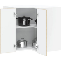 vidaXL Kitchen Wall Corner Cabinet Lucca Sonoma Oak Engineered Wood