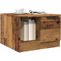 vidaXL Coffee Table Old Wood 50x50x36 cm Engineered Wood