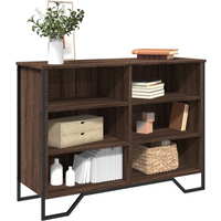 vidaXL Sideboard Brown Oak 101x35.5x74.5 cm Engineered Wood