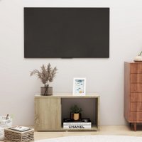 vidaXL TV Cabinet Sonoma Oak 60x24x32cm Engineered Wood