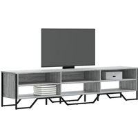 vidaXL TV Cabinet Grey Sonoma 180x34x41 cm Engineered Wood