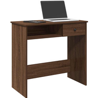 vidaXL Desk Brown Oak 80x40x75 cm Engineered Wood