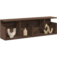vidaXL Wall Cabinet 100x20x30 cm Brown Oak Engineered Wood