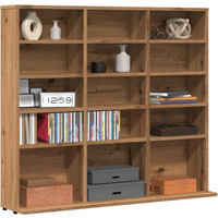 vidaXL CD Cabinet Artisan Oak 100x23x89.5 cm Engineered Wood