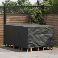 vidaXL Outdoor Furniture Cover Black 143 x 225 x 90 cm 420D