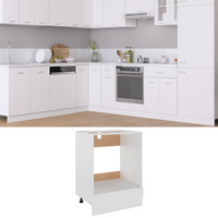 vidaXL Oven Cabinet Lyon White 60x46x81.5 cm Engineered Wood