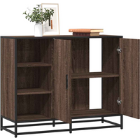 vidaXL Sideboard Brown Oak 92x35x76 cm Engineered Wood