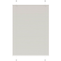 vidaXL Pleated Blind Light Grey 100x150 cm Fabric Width 99.4 cm Polyester