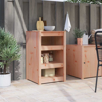 vidaXL Kitchen Cabinet Brown 55 x 55 x 92 cm Solid Pine wood