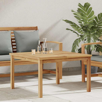 vidaXL Coffee Table Brown 85 x 85 x 45 cm Solid teak wood