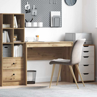 vidaXL Desk Artisan Oak 100 x 40 x 76 cm