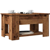 vidaXL Coffee Table Old Wood 79x49x41 cm Engineered Wood