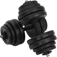 vidaXL Dumbbells 2x15 kg