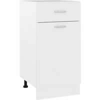vidaXL Drawer Bottom Cabinet Lyon White 40x46x81.5 cm Engineered Wood