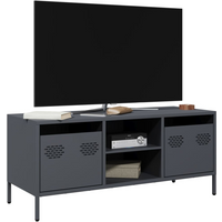 vidaXL TV Cabinet Anthracite 101.5x39x43.5 cm Cold-rolled Steel