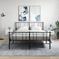 vidaXL Wall-mounted Bedside Cabinets 2 pcs High Gloss White 35x35x20 cm