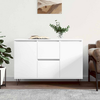 vidaXL Sideboard White 101.5x35x70 cm Engineered Wood