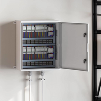 vidaXL Control Cabinet Grey 50 x 23 x 60 cm ABS Plastic