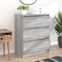 vidaXL Sideboard Grey Sonoma 60x35x76 cm Engineered Wood