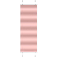 vidaXL Pleated Blind Pink 40x150 cm Fabric Width 39.4 cm Polyester
