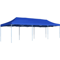 vidaXL Folding Pop-up Party Tent 3x9 m Blue
