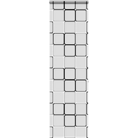 vidaXL Shower Roller Blind with Cassette 70x240 cm Fabric Width 66 cm