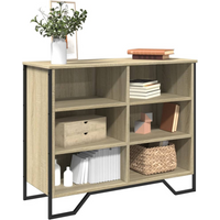 vidaXL Sideboard Sonoma Oak 91x35.5x74.5 cm Engineered Wood