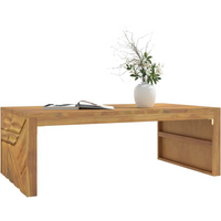 vidaXL Coffee Table 110x60x38 cm Solid Wood Teak