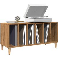 vidaXL Record Cabinet Artisan Oak 100x38x48 cm Engineered Wood