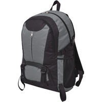 vidaXL Hiking Backpack 40 L Black and Grey