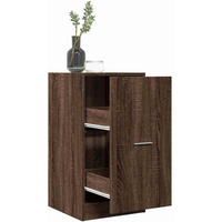 vidaXL Apothecary Cabinet Brown Oak 40x41x77.5 cm Engineered Wood