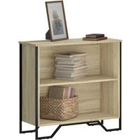 vidaXL Bookcase Sonoma Oak 80x31x74.5 cm Engineered Wood