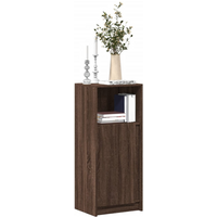 vidaXL Sideboard with LED Brown Oak 42.5x34x100 cm Engineered Wood