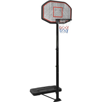 vidaXL Basketball Stand Black 258-363 cm Polyethene