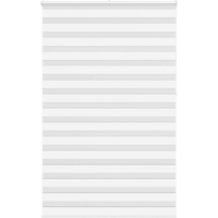 vidaXL Zebra Blind White 150x230 cm Fabric Width 145.9 cm Polyester