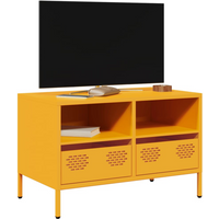 vidaXL TV Cabinet Mustard Yellow 68x39x43.5 cm Cold-rolled Steel