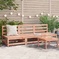 vidaXL Garden Sofas Armless 3 pcs 70x70x67 cm Solid Wood Douglas