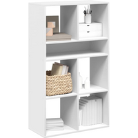 vidaXL Book Cabinet White 66x31x112 cm Engineered Wood